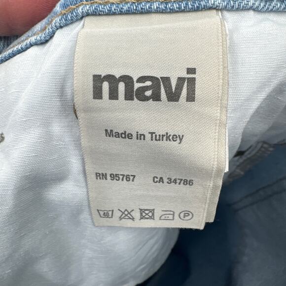 Mavi New Fit Button Fly high rise Straight Leg Jeans Size 27 NWT - Picture 4 of 6